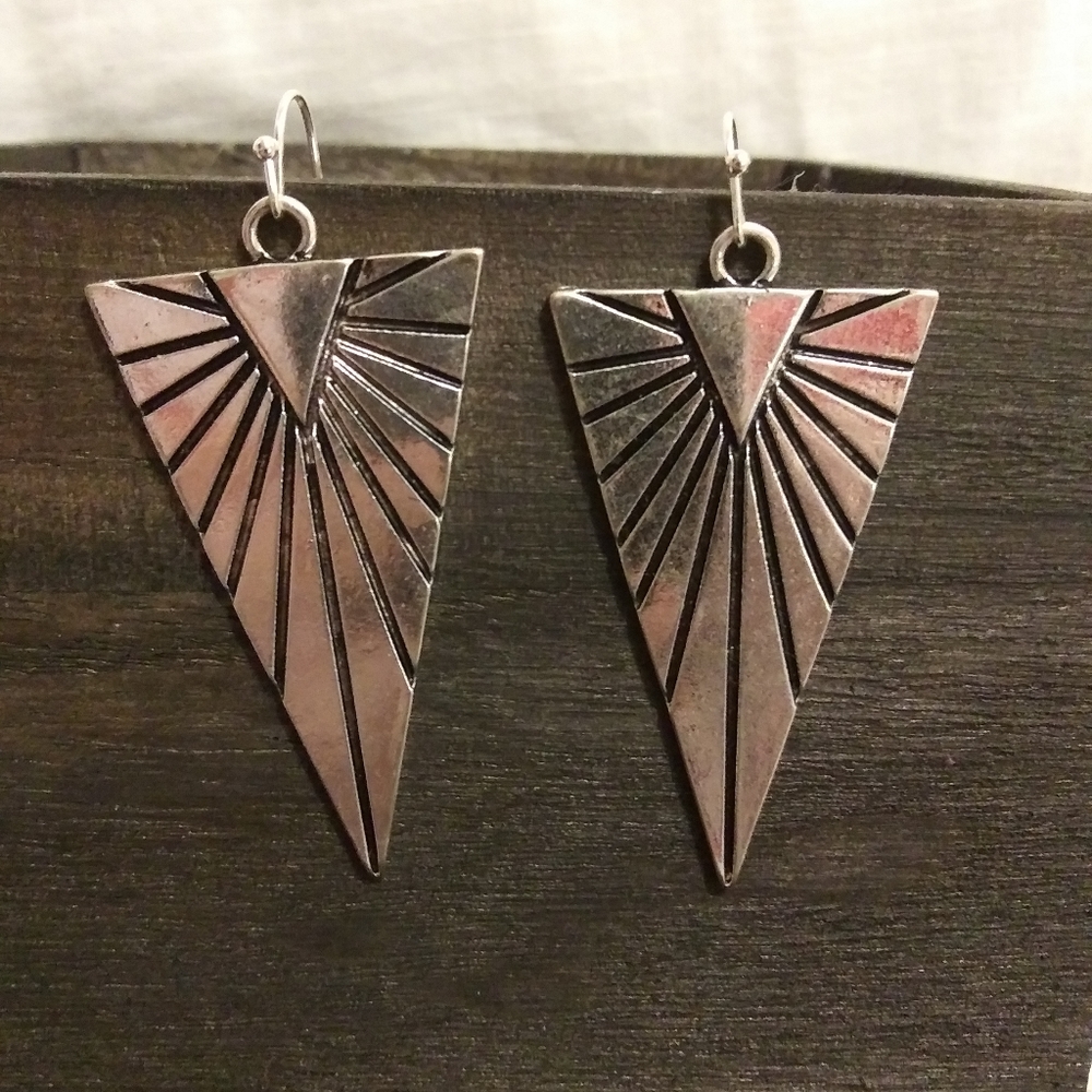 Art Deco Style statement earrings